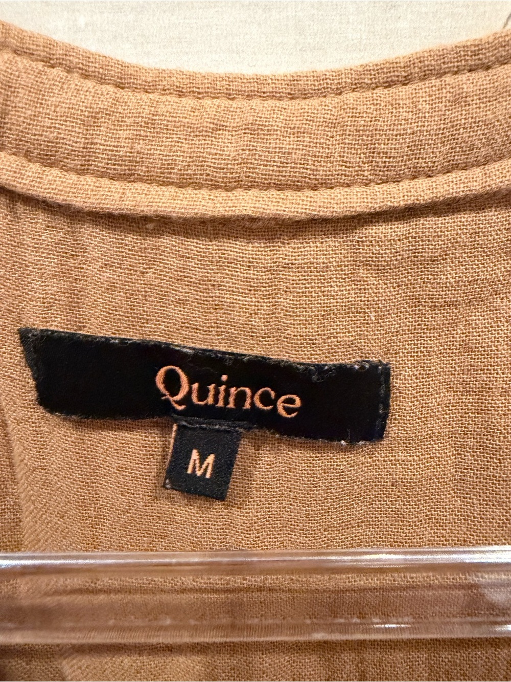 Quince 100% Organic Cotton Gauze Roll Sleeve Shirt  Medium - Picture 3 of 6